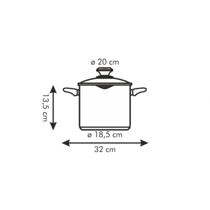 TESCOMA hrnec PRESTO s nálevkou a poklicí ø 20 cm, 3.5 l-2