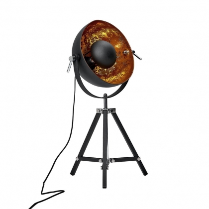 SATELLIGHT Stolní lampa 40 cm - černá/zlatá-3