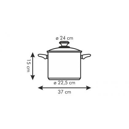 TESCOMA hrnec PRESTO s poklicí ø 24 cm, 7.0 l-2