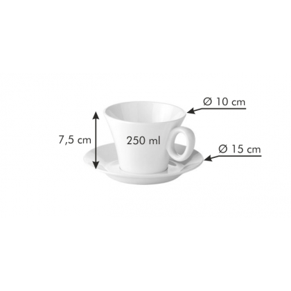 TESCOMA šálek na čaj ALLEGRO 250 ml, s podšálkem-2