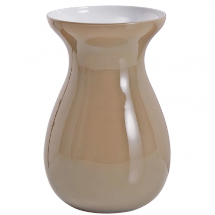 BELLE Váza 18 cm - šedohnědá-2