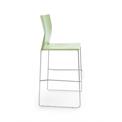 Ariz vysoká židle zelený plast-2