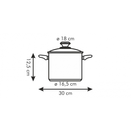 TESCOMA hrnec PRESTO s poklicí ø 18 cm, 3.0 l-2