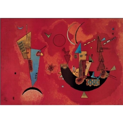 Posters Reprodukce Kandinsky - Pro a Proti , (70 x 50 cm)