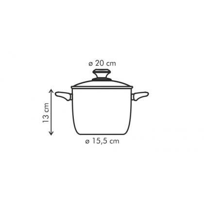 TESCOMA hrnec PRESTO s poklicí ø 20 cm, 3.5 l, antiadhezní povlak-2