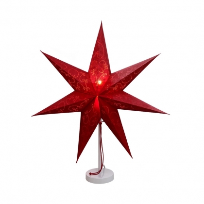 LATERNA MAGICA Papírová dekorační hvězda 60 cm - červená-2