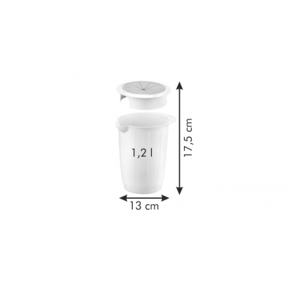 TESCOMA nádoba na mixování s ochranným víčkem DELÍCIA 1.2 l-4
