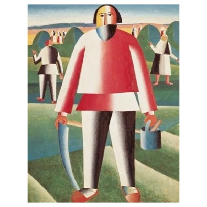 Posters Reprodukce Kazimir Malevich - Sklizeň , (60 x 80 cm)
