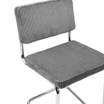 STYLE COUNCIL Židle, set 2 ks - šedá-5