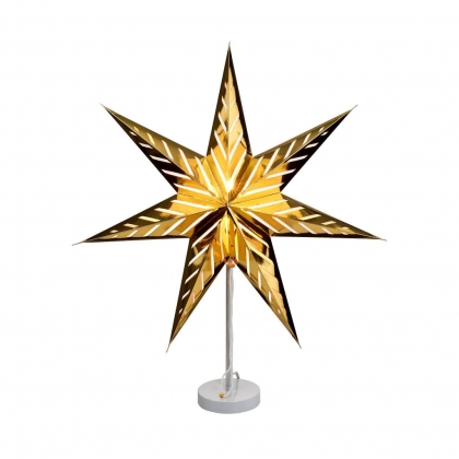 LATERNA MAGICA Papírová dekorační hvězda 60 cm - zlatá-2