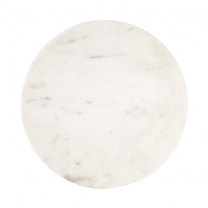 MARBLE Mramorový tác 30 cm - bílá