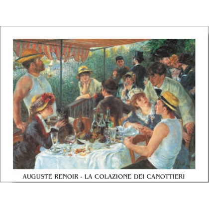 Posters Obraz, Reprodukce - Snídaně veslařů, 1880-81, Pierre-Auguste Renoir, (70 x 50 cm)
