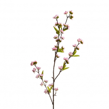 FLORISTA Větvička kvetoucí jabloně 100 cm - sv. růžová-2