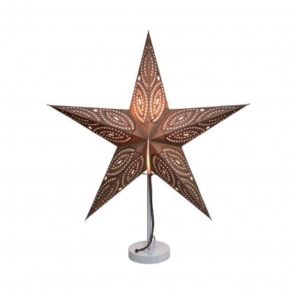 LATERNA MAGICA Papírová dekorační hvězda 60 cm - tm. šedá-2
