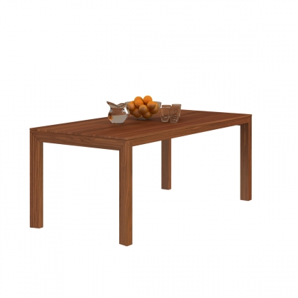 Brown jídelní stůl s dřevěnou deskou