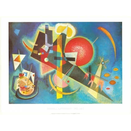 Posters Reprodukce Kandinsky - V modré , (80 x 60 cm)