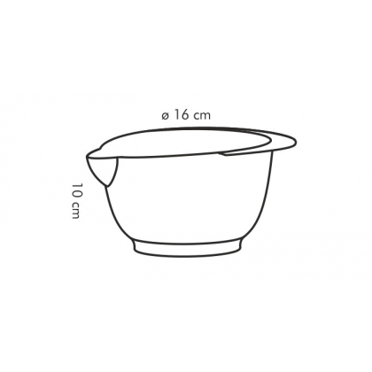 Tescoma mísa melaminová DELÍCIA ø 16 cm, 1.0 l, barva-5