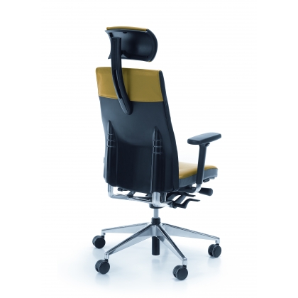 One kancelářská židle s hlavovou opěrkou-2
