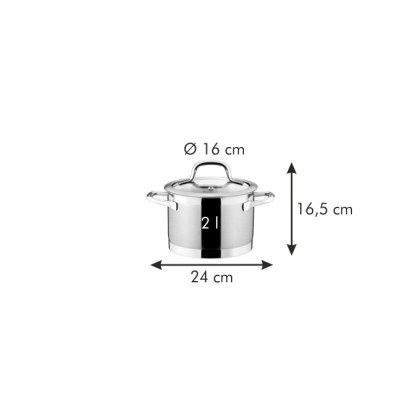 TESCOMA hrnec PRESIDENT s poklicí ø 16 cm, 2.0 l-2