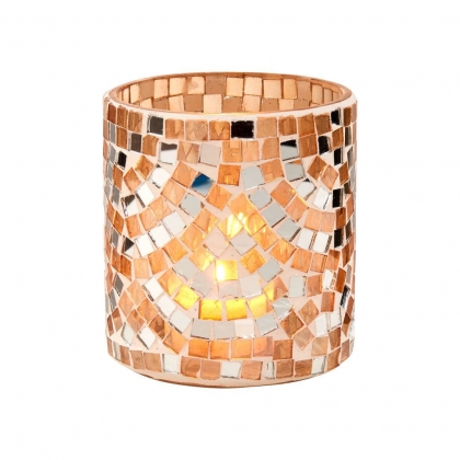 VOTIVE Svícen na čajové svíčky mozaika 9 cm-2