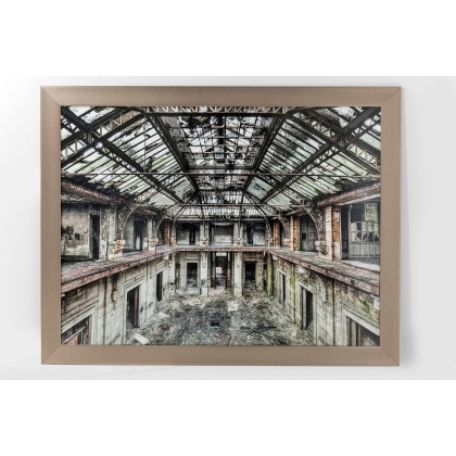 Obraz v rámu Old Factory 139x179cm
