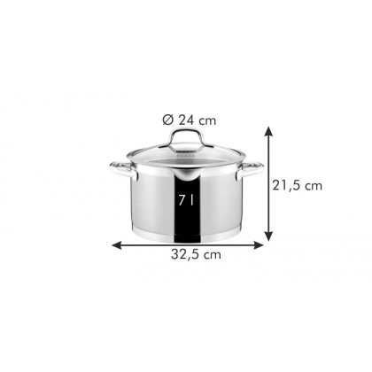 TESCOMA hrnec PRESIDENT s cedicí poklicí ø 24 cm, 7.0 l-2