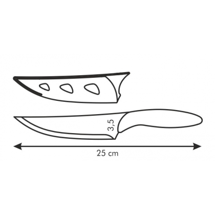TESCOMA antiadhezní nůž kuchařský PRESTO TONE 13 cm-5