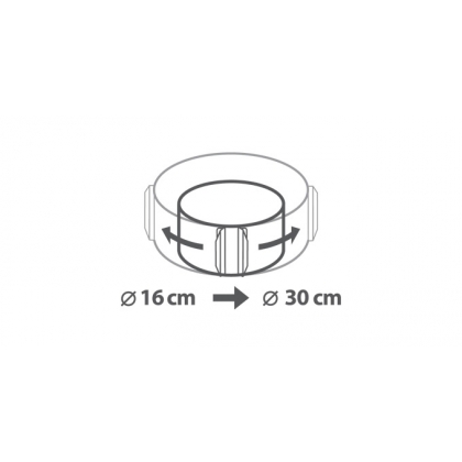 TESCOMA nastavitelná forma na dort kulatá DELÍCIA ø 16 - ø 30 cm-3
