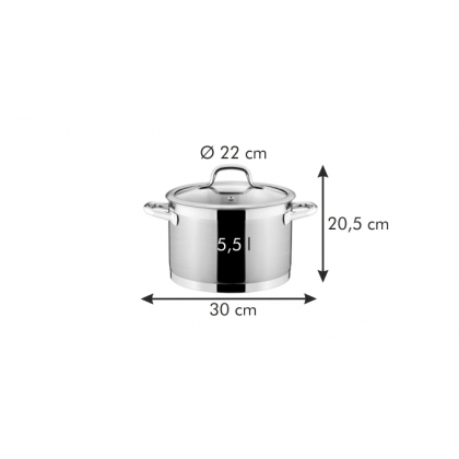 TESCOMA hrnec PRESIDENT s poklicí ø 22 cm, 5.5 l-2