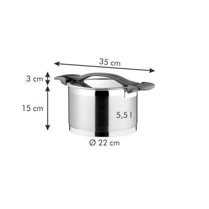 TESCOMA hrnec ULTIMA s poklicí ø 22 cm, 5.5 l-2