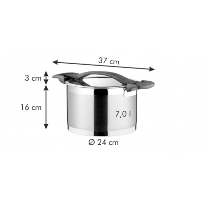 TESCOMA hrnec ULTIMA s poklicí ø 24 cm, 7.0 l-2