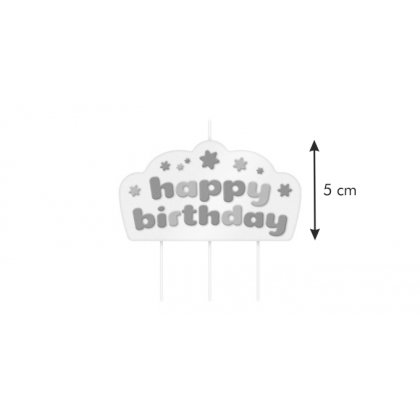 Tescoma dortová svíčka DELÍCIA KIDS, Happy birthday, růžová-3
