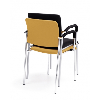 Komo konferenční židle žlutá-2