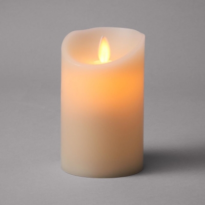 ETERNAL FLAME LED Svíčka 12,5 cm - krémová-2