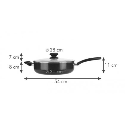 TESCOMA pánev hluboká PRESTO s poklicí ø 28 cm-2