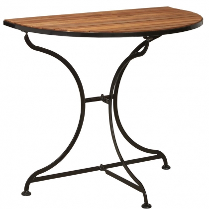PARKLIFE Balkónový skládací stolek - hnědá/černá-2