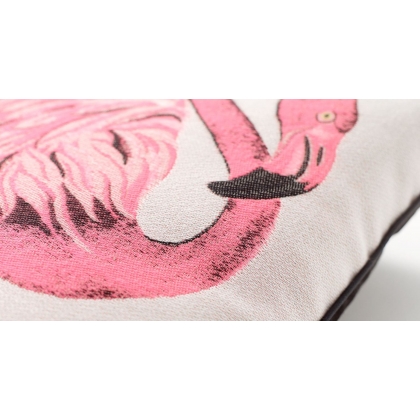 Flamingo polštář neonově růžový-2