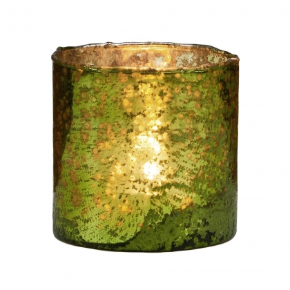DELIGHT Skleněný votivní svícen 10 cm - zelená-2
