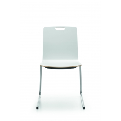 Com konferenční židle bílá-2