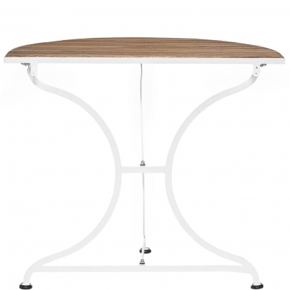PARKLIFE Balkónový skládací stolek - hnědá/bílá-3