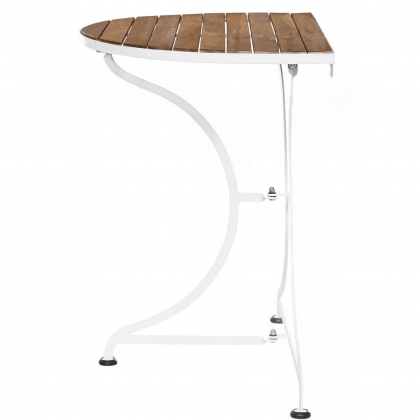 PARKLIFE Balkónový skládací stolek - hnědá/bílá-4