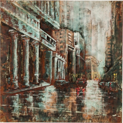 Obraz Iron Streets 100×100 cm