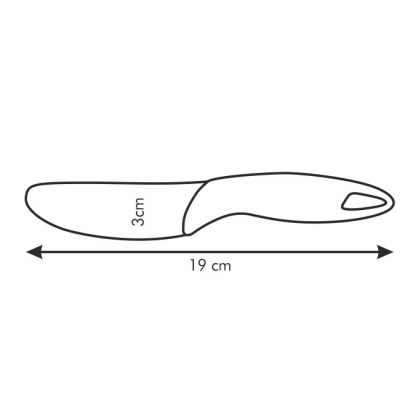 TESCOMA nůž mazací PRESTO 10 cm-2