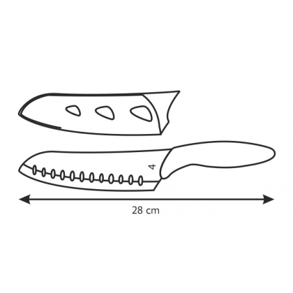 TESCOMA antiadhezní nůž Santoku PRESTO TONE 16 cm-4