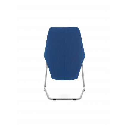 Pelikan židle v modré látce-3
