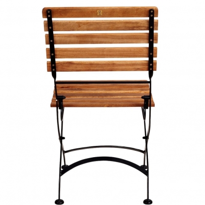 PARKLIFE Skládací židle - hnědá/černá-4