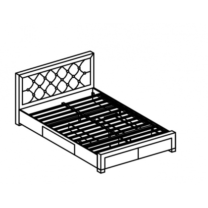 Tempo Kondela Manželská postel s roštem, 160x200, látka šedohnědá, OREA-3
