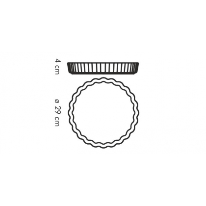 TESCOMA forma s vlnitým okrajem kulatá GUSTO ø 28 cm-2