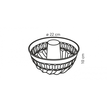 TESCOMA forma na bábovku DELÍCIA ø 22 cm-2