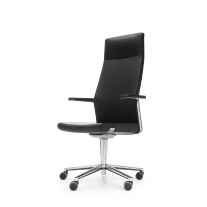 MyTurn kolečková židle černá-2